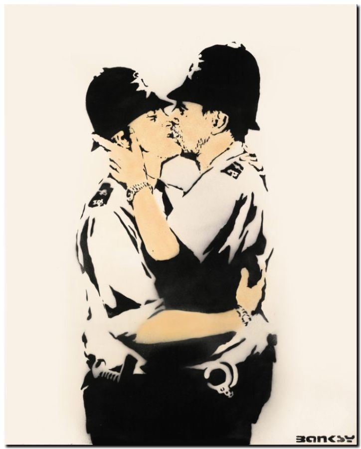 Banksy, Coppers Kiss