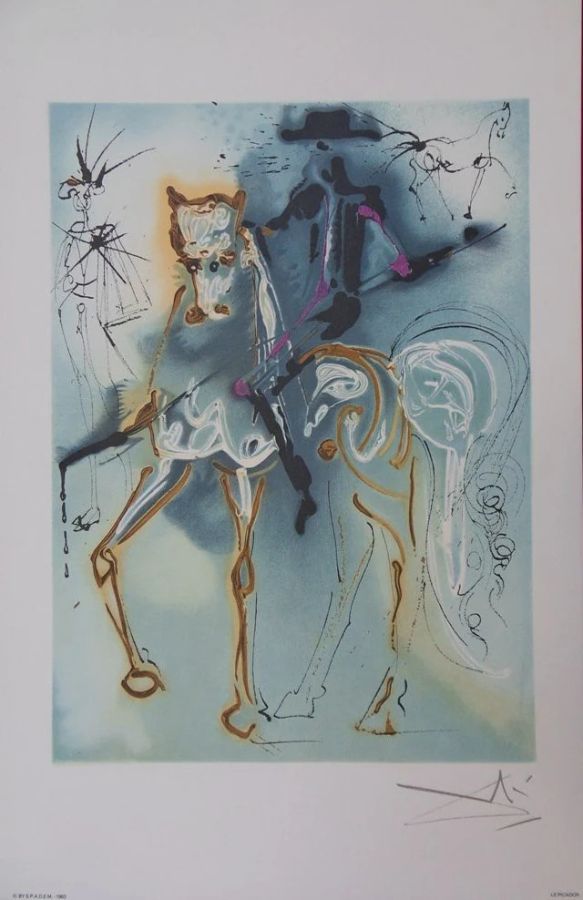Salvador Dalí, I Cavalli, il Picador